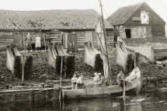 Historische foto 2 Turfschuren Westfriesedijk
